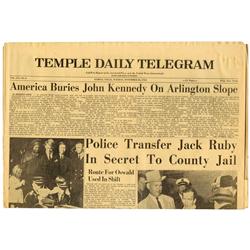 JFK Assassination Newspaper