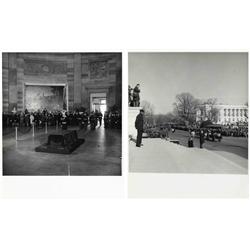 Two Original JFK Funeral Photos
