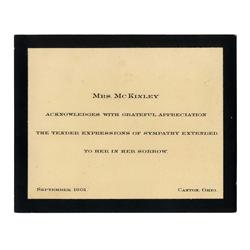 McKinley Assassination Note 1901