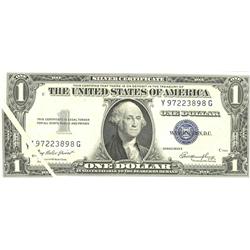 1935 Silver Certificate Error Note