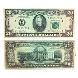 1981 $20 Federal Reserve Error Note