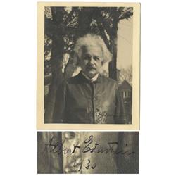 Albert Einstein Signed Photo 1936