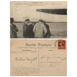 Wilbur Wright Signed Postcard