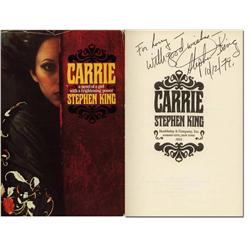 Stephen King ''Carrie'' Signed 1st Ed.