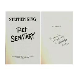 Stephen King ''Pet Sematary'' Signed