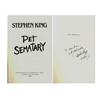 Image 1 : Stephen King ''Pet Sematary'' Signed