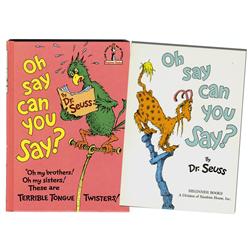 Dr. Seuss ''Oh Say Can You Say?''