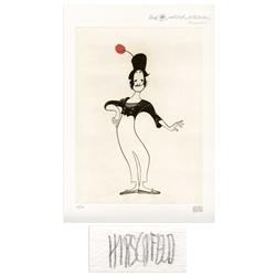 Al Hirschfeld Signed Etching