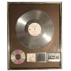 Metallica RIAA Platinum Sales Award