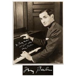 Irving Berlin Signed Photo