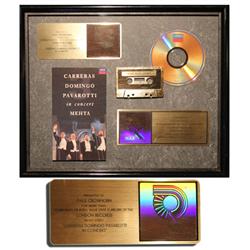 Three Tenors Gold Record