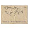 Image 1 : Hepburn/Bogart Autographs