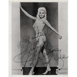 Jayne Mansfield Signed Photo