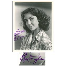 Elizabeth Taylor Signed Photo