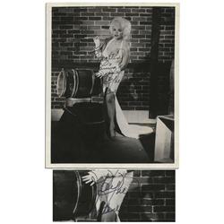Jayne Mansfield Signed Photo