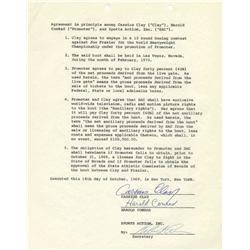 Ali vs. Frazier Contract Signed
