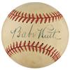 Image 1 : Babe Ruth Single Signed Baseball