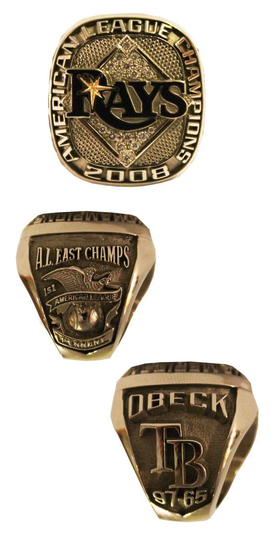 2008 Tampa Bay Rays AL Championship Ring
