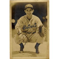 HOFer Mickey Cochrane Signed