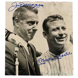 Joe DiMaggio & Mickey Mantle SP
