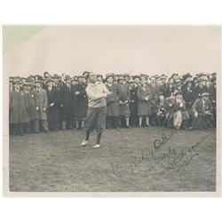 Walter Hagen Signed Photo