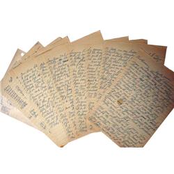 Ted Lyons Handwritten Speech