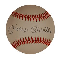 Mickey Mantle Ball Signed
