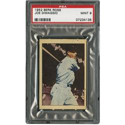 1952 Berk Ross Joe DiMaggio PSA 9