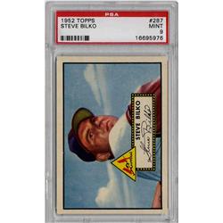 1952 Topps Steve Bilko PSA 9