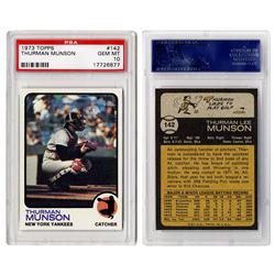 1973 Topps Thurman Munson PSA 10