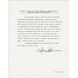 John DeLorean DS 1976