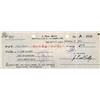 Image 1 : John Paul Getty Signed Check