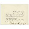 Image 1 : John Rockefeller Card Signed
