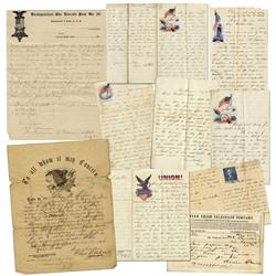 66 Civil War Soldier Letter Lot