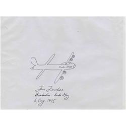 Enola Gay Sketch Signed