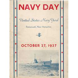 Navy Day Souvenir Book 1937