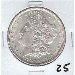 1880 MORGAN SILVER DOLLAR (UNC)