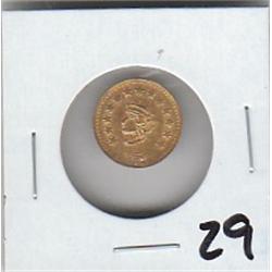 CALIFORNIA GOLD FANTASY TOKEN 1853