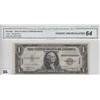 $1 HAWAII SILVER CERTIFICATE CGA UNC 64 1935