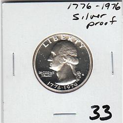 1976 SILVER PROOF QUARTER