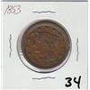 1853 LARGE CENT