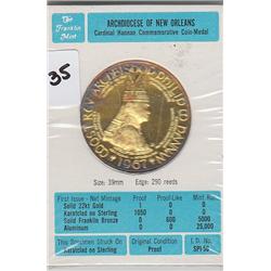 STERLING WITH GOLD OVERLAY ARCHDIOCESE