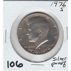 1976 S SILVER PROOF HALF