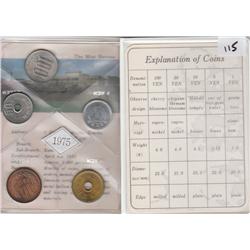 MINISTRY OF JAPAN TYPE SET YEN