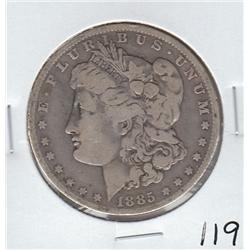 1885 O MORGAN SILVER DOLLAR $1