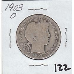 1903 O BARBER HALF