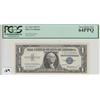 Image 1 : $1 1957 SILVER CERTIFICATE PCGS 64