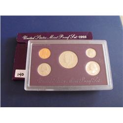 1992 US MINT PROOF SET