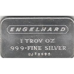 ENGELHARD SILVER BAR .9999 1 OUNCE
