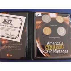 AMERICAS SECRET MINTAGES SET  HALF $1s